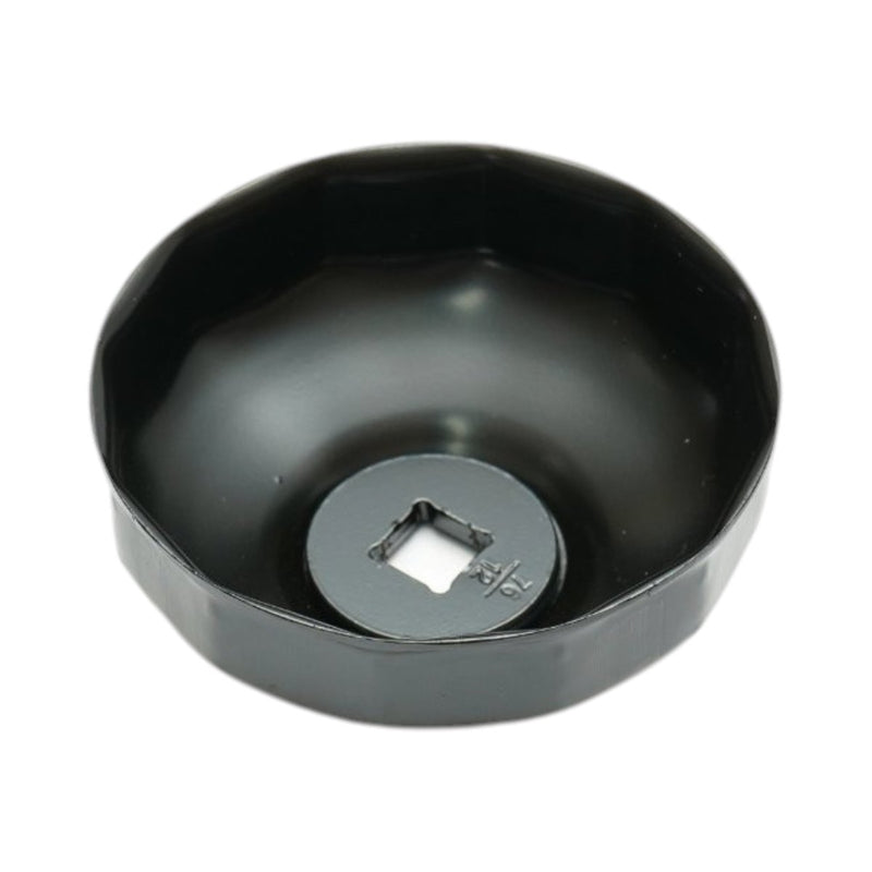 Chiave a tazza per filtri olio, 76 mm x 12 scanalature, attacco da 3/8" Breckner Germany
