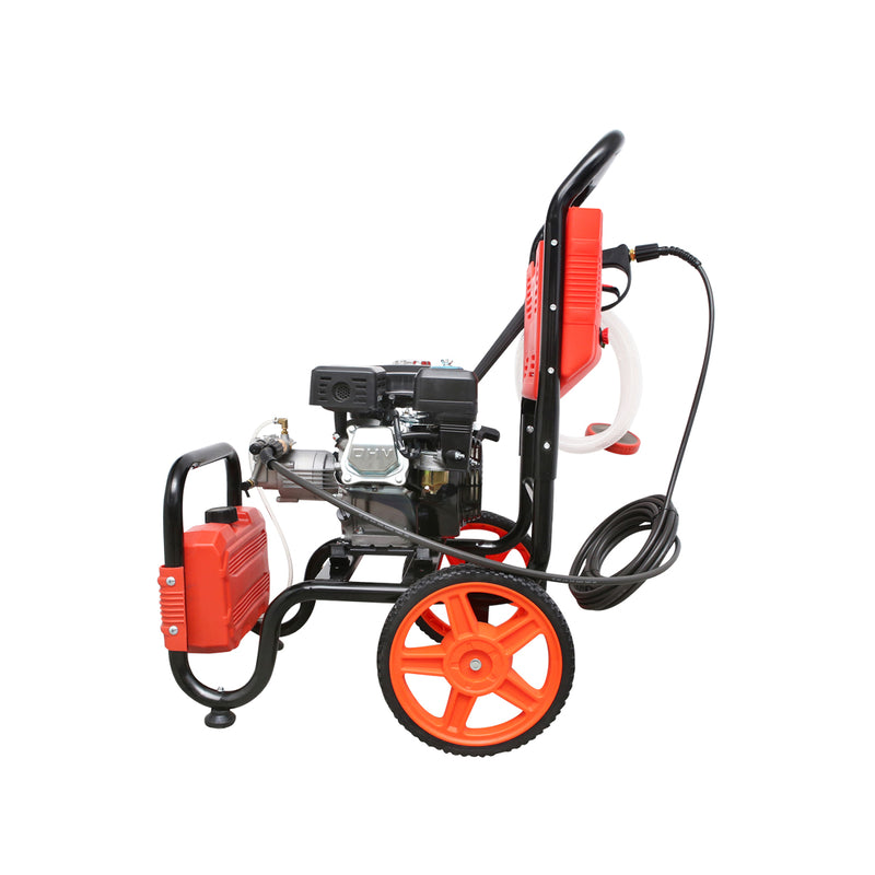 Idropulitrice a scoppio Thor da 7 CV, 200 bar, portata 500 l/h, con tubo e pistola