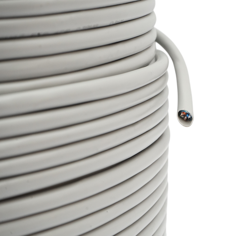 Cavo di rete CAT6 FTP in rame schermato 23AWG, 4 coppie, separatore a croce, PVC grigio, 305 m/rotolo