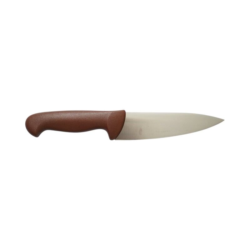Coltello da chef professionale da 18 cm, lama in acciaio 5Cr15MoV, manico in PP marrone Breckner Germany