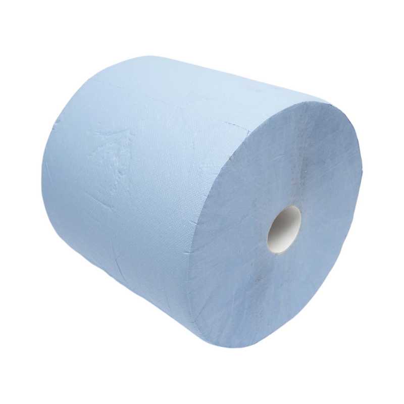 Rotolo di carta industriale blu Celtex Superblue a 3 veli, 36x36 cm, 1000 strappi/rotolo (59573)
