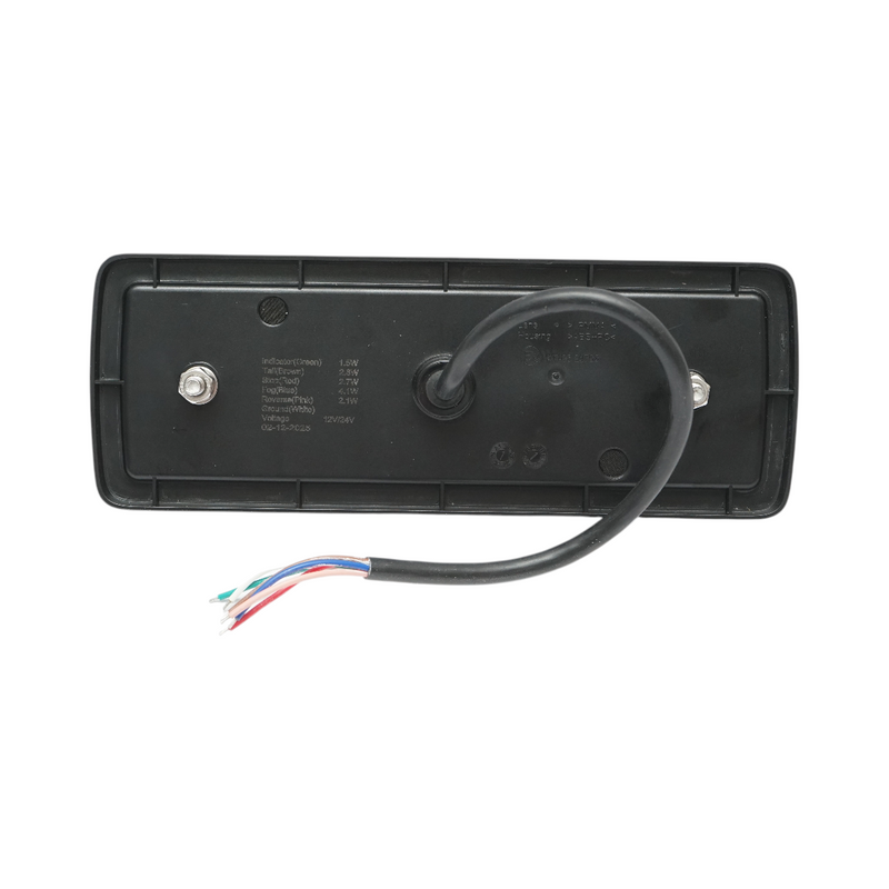 Fanale posteriore a LED universale 12V/24V a 6 funzioni, 220x80x24,5 mm, IP67 Breckner Germany