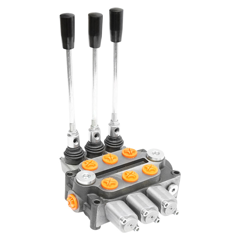 Distributore idraulico a 3 leve, 200–220 bar, 40 l/min Breckner Germany