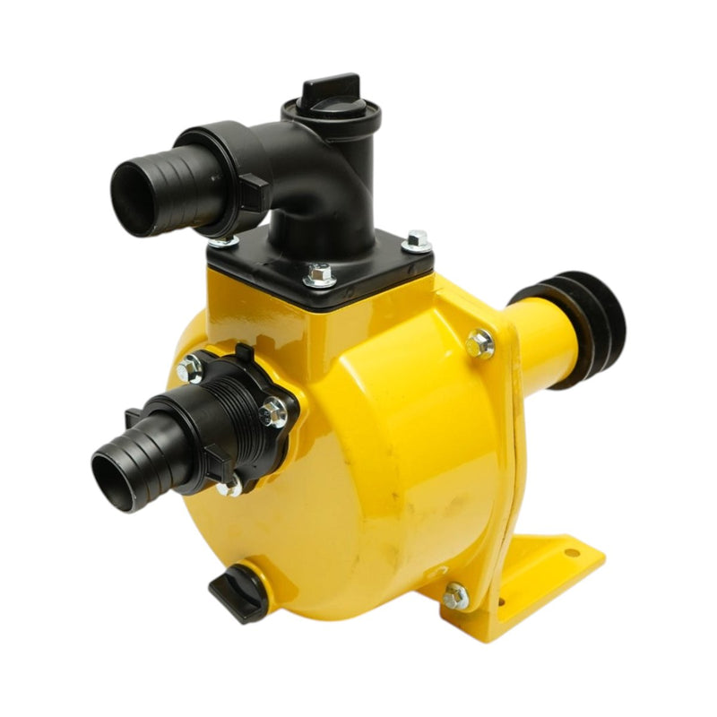 Pompa centrifuga autoadescante per acqua con doppia puleggia, 3 kW, 1,5 pollici, portata 20 m³/h, profondità di aspirazione 7 m, prevalenza 24 m, per irrigazione.