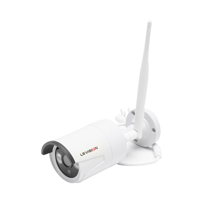 Sistema di videosorveglianza TVCC 4 telecamere con sensore di movimento WIFI, 2.4G, HD Ls Vision