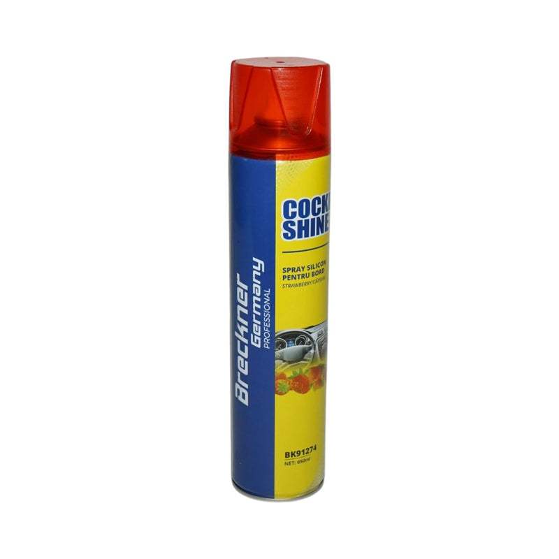 Spray antistatico al silicone per cruscotti, profumazione fragola, 650 ml Breckner Germany