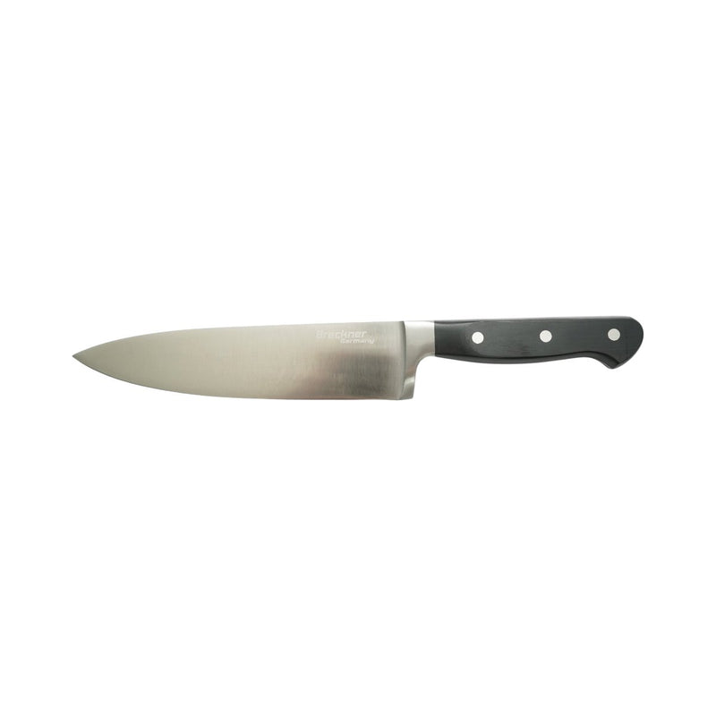 Set di 4 coltelli da cucina professionali, lama in acciaio 5Cr15MoV, manico in ABS nero Breckner Germany