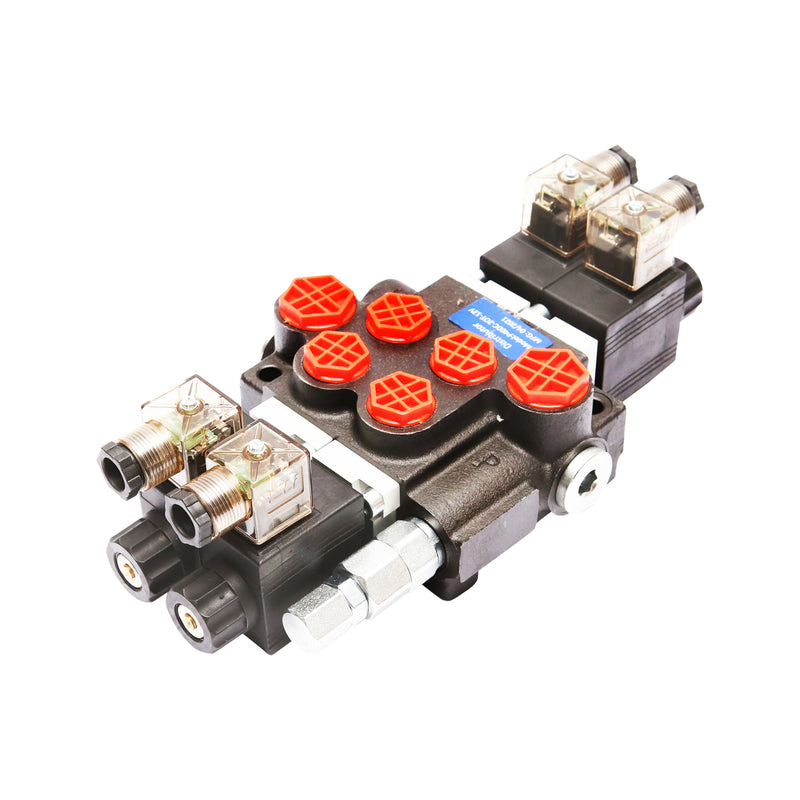 Distributore idraulico elettromagnetico P40 a 2 vie, 12 V Breckner Germany