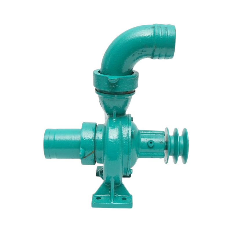 Pompa centrifuga per acqua con doppia puleggia, 1,5 kW, 2,5 pollici, portata 20 m³/h, profondità di aspirazione 9 m, prevalenza 15 m, per irrigazione.
