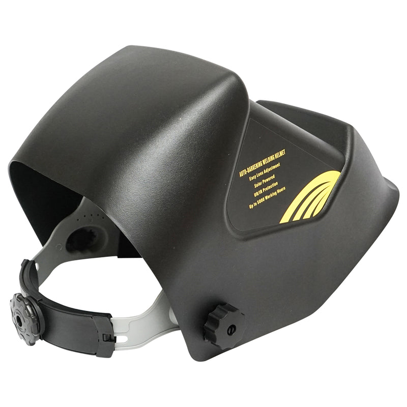 Maschera per saldatura automatica a cristalli liquidi, nera. Breckner Germany