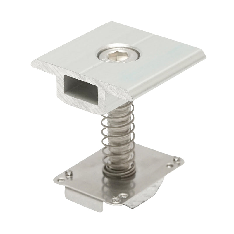 Morsetto intermedio regolabile (30–40 mm) per il fissaggio di pannelli solari fotovoltaici (Sistema A), 20 mm Breckner Germany