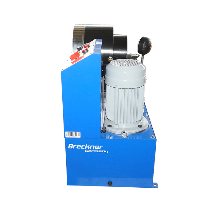 Pressatubi oleodinamici Pressa per crimpare tubi oleodinamici alta pressione per tubi 6-51mm 380V 3kW con cambio rapido Breckner Germany