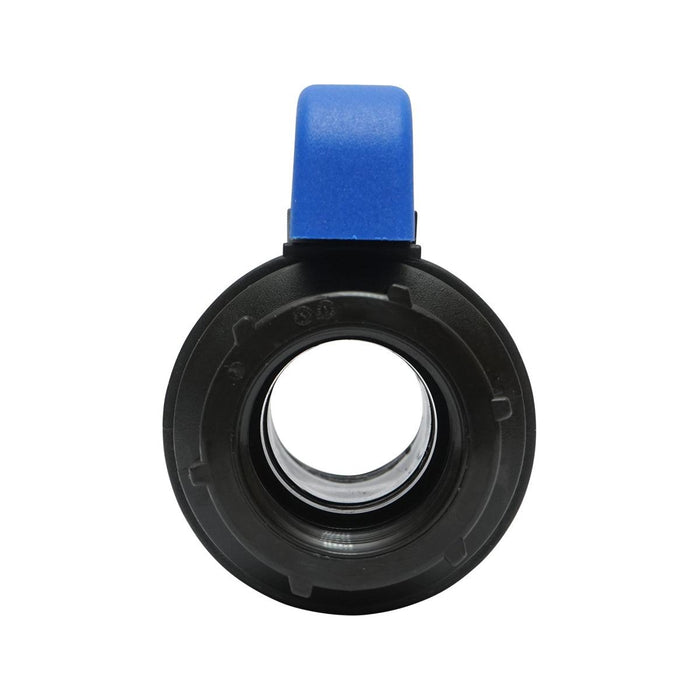 Valvola A Sfera PN10 1-1/2" X 1-1/2", Rubinetto per Tubi di irrigazione a Goccia, Valvola A Sfera PN10, 1-1/2" X 1-1/2" per sistemi di irrigazione a goccia