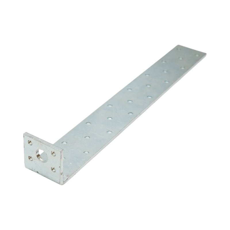Ancoraggio a L 300x40x40 mm, spessore 4 mm, acciaio zincato