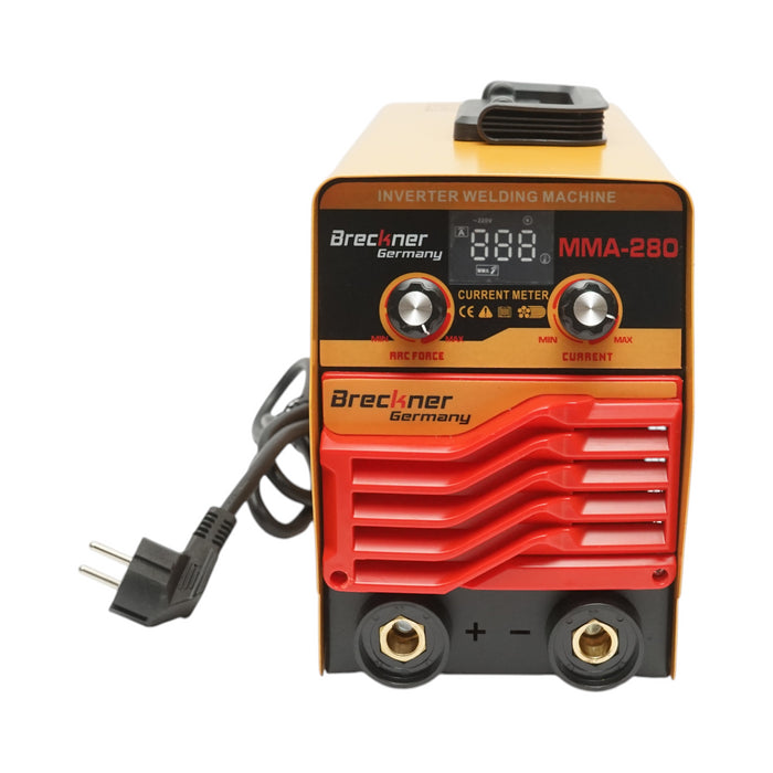 Saldatrice inverter 280A MMA, 220V con display digitale, tecnologia IGBT Breckner Germany