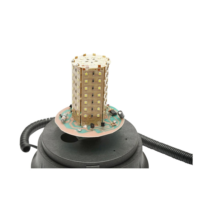 Lampeggiante LED/SMD 24V con base magnetica e spina accendisigari