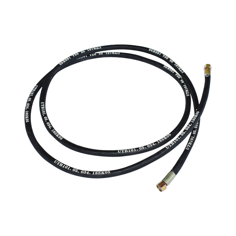 Tubo ad alta pressione 2SN DN10 con raccordi pressati idraulicamente, L = 3400 mm (riduzione M20x20)