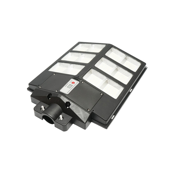 Lampada solare LED 200W Illuminazione stradale 6500K con pannello solare, telecomando, sensore di movimento