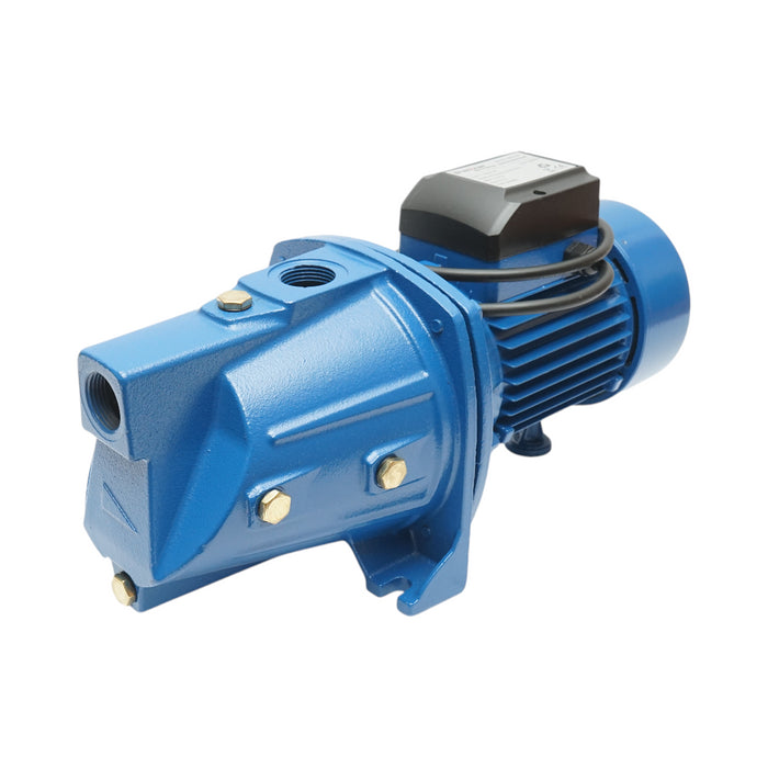 ELETTROPOMPA PERIFERICA, Pompa d'acqua di superficie autoadescante Autoclave Periferica 750W, 220V, portata 53 L/min, prevalenza 52 m, modello JSW10M Breckner Germany