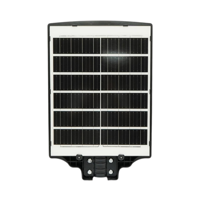 Lampione stradale solare a LED da 500 W con pannello solare da 15 W, batteria LiFePO4 da 15.000 mAh, sensore di movimento, telecomando e supporto per palo (IP66) Breckner Germany