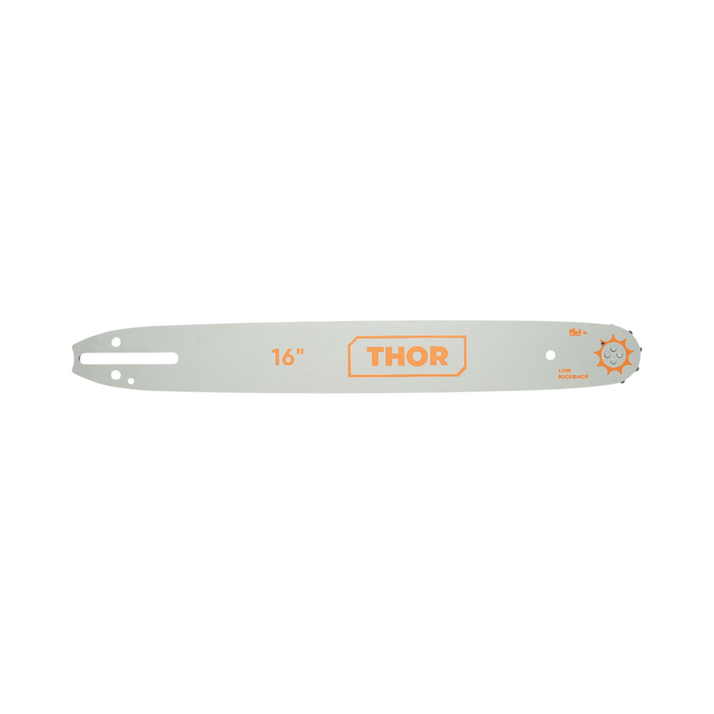 Set barra per motosega da 40 cm (16 pollici) con 2 catene passo 3/8 LP, 1,3 mm, 57 maglie – USO PROFESSIONALE THOR