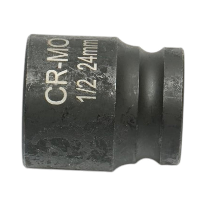 Bussola a impatto bi-esagonale da 24 mm/38 mm con attacco quadro da 1/2", in Cr-Mo Breckner Germany