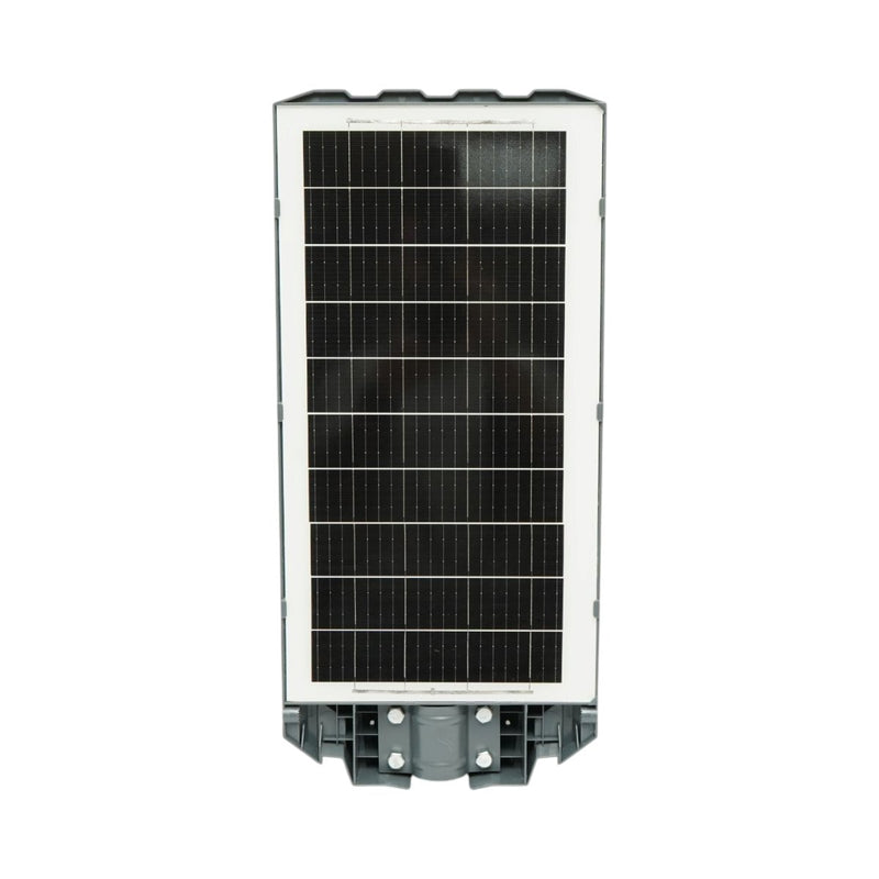 Lampione stradale solare a LED da 300 W con pannello solare da 20 W, batteria LiFePO4 da 15.000 mAh, sensore di movimento, telecomando e supporto per palo (IP65) Breckner Germany