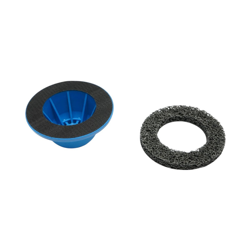 Spazzola da 150 mm per la pulizia dei mozzi ruota, attacco quadro da 1/2 pollice, set da 2 pezzi