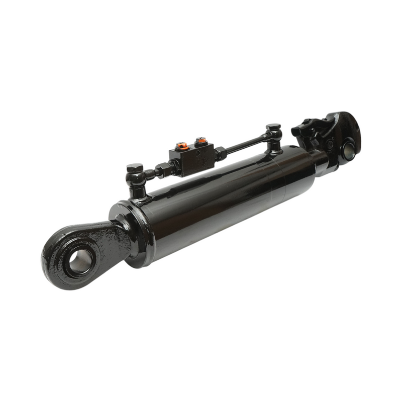 Tirante centrale idraulico regolabile 645–885 mm, categoria 3-3, attacco rapido, corsa 240 mm, perno da 32 mm, stelo da 50 mm.