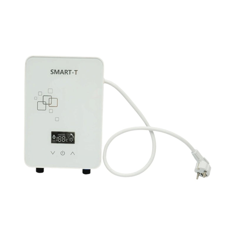 Scaldacqua elettrico istantaneo con doccetta, 220 V, 5500 W, display digitale (30–55 °C), IPX4