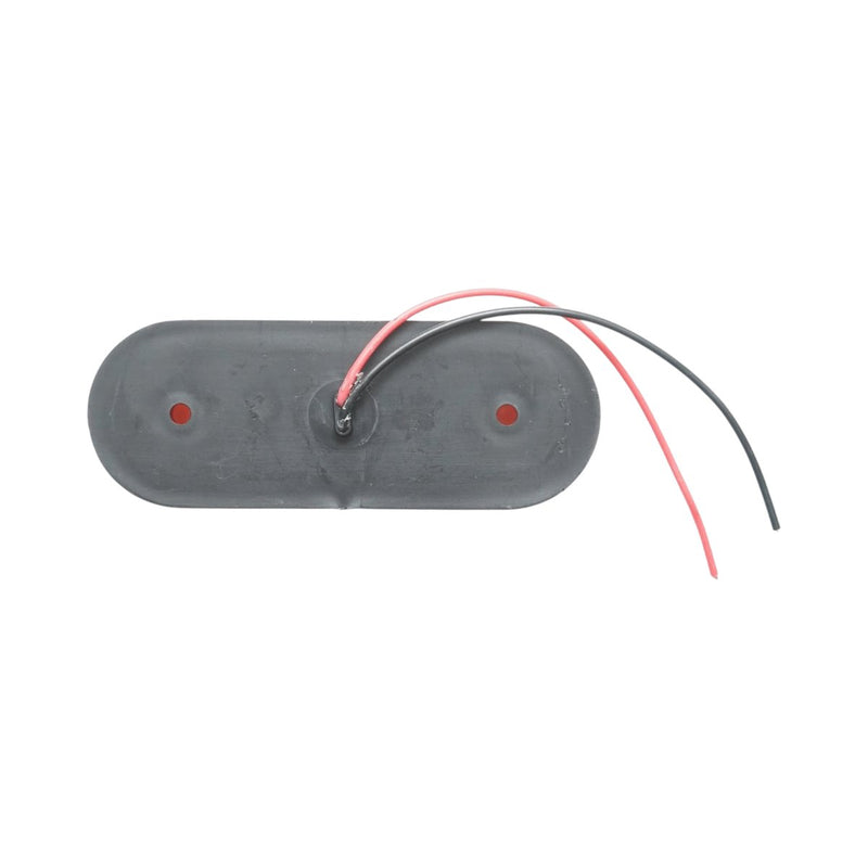 Luce di ingombro laterale ovale a LED effetto neon, 12V-24V, ambra, 24 LED, 115x44x16 mm Breckner Germany