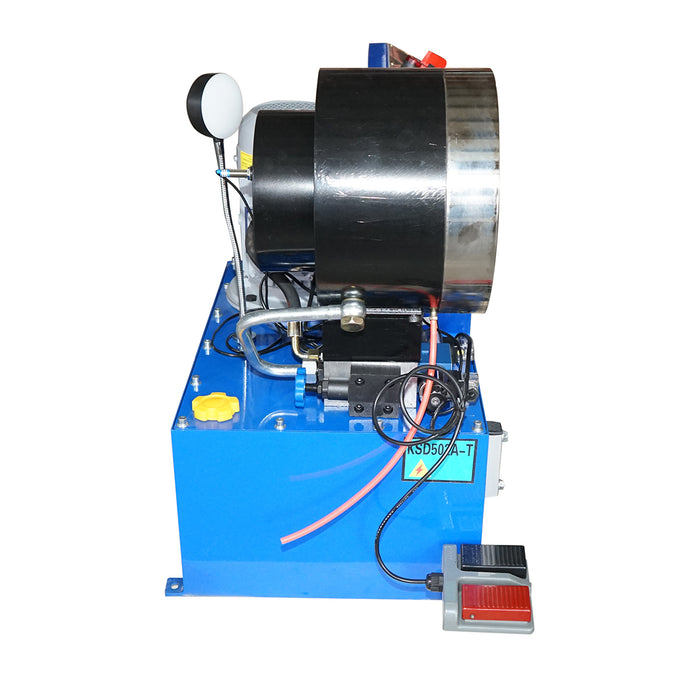 Pressatubi oleodinamici Pressa per crimpare tubi oleodinamici alta pressione per tubi 6-51mm 380V 3kW con cambio rapido Breckner Germany