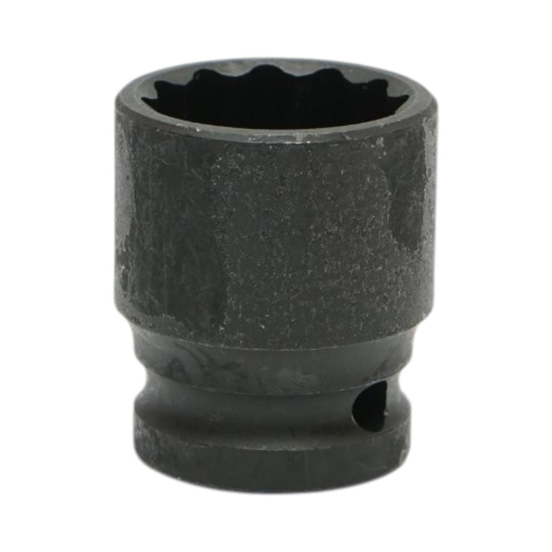 Bussola a impatto bi-esagonale da 24 mm/38 mm con attacco quadro da 1/2", in Cr-Mo Breckner Germany