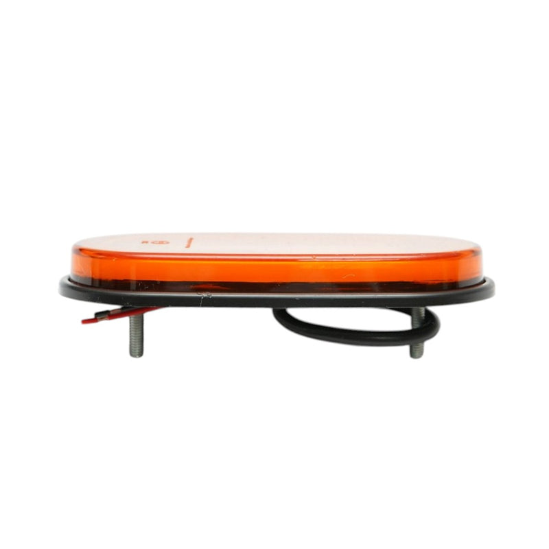 Luce di ingombro laterale ovale a LED effetto neon, 12V-24V, ambra, 21 LED, 110x50x13 mm Breckner Germany