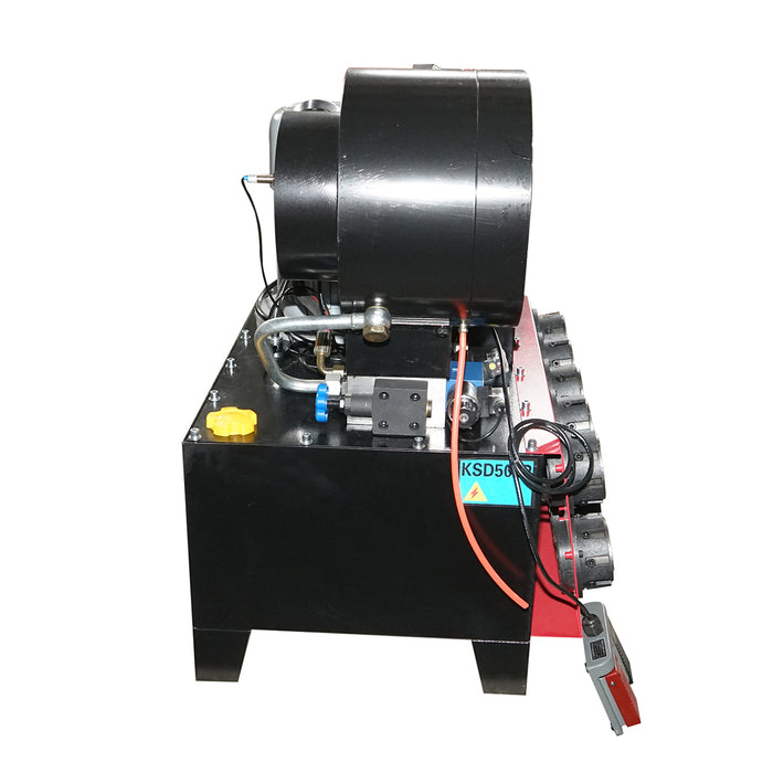 PRESSATUBI OLEODINAMICI PRESSA PER CRIMPARE TUBI OLEODINAMICI ALTA PRESSIONE PER TUBI 6-51MM 220V 3KW CON CAMBIO RAPIDO BRECKNER GERMANY