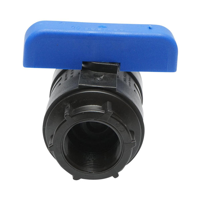 Valvola A Sfera PN10 1-1/2" X 1-1/2", Rubinetto per Tubi di irrigazione a Goccia, Valvola A Sfera PN10, 1-1/2" X 1-1/2" per sistemi di irrigazione a goccia