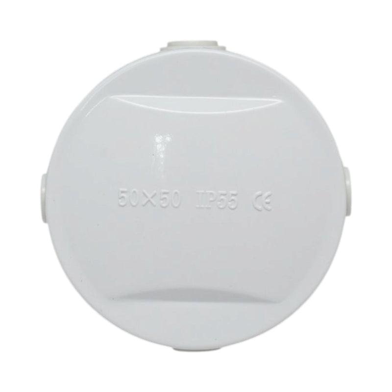 Scatola di derivazione rotonda da superficie, 4 ingressi, 50x50 mm, IP55