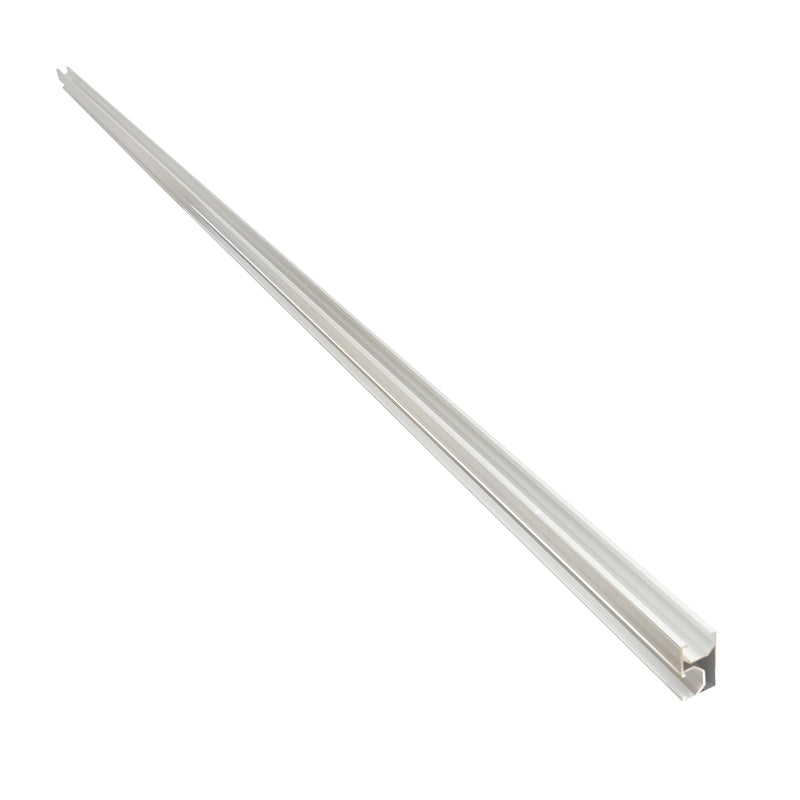 Profilo in alluminio per il montaggio di pannelli solari, 2,5 m – Sistema B (24 mm).. Breckner Germany