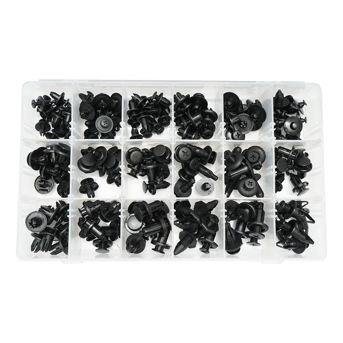 Set di 164 clip e morsetti di fissaggio per auto in plastica Breckner Germany