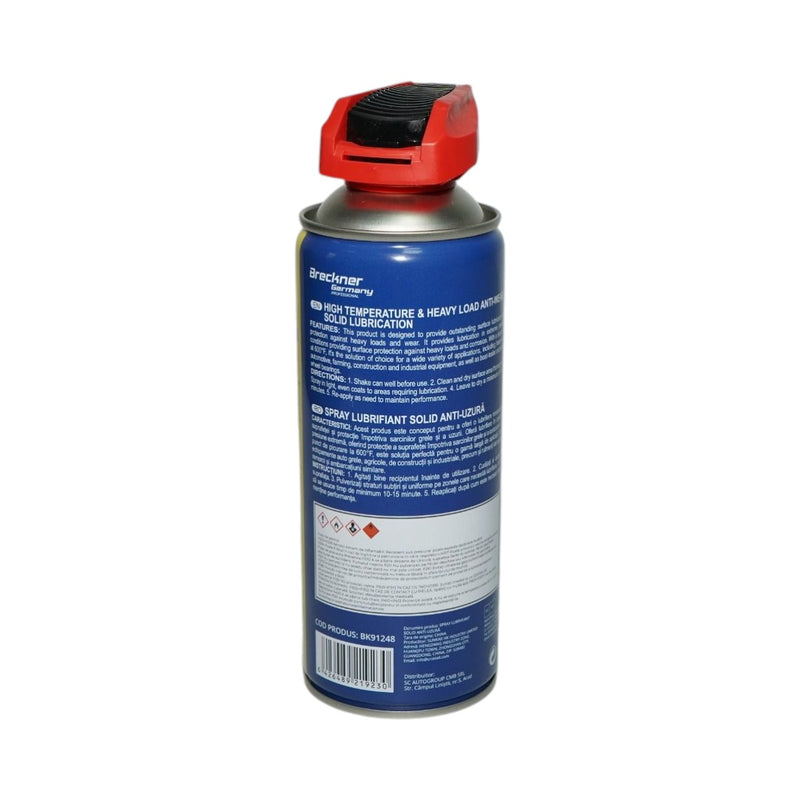Spray lubrificante solido antiusura per carichi elevati e alte temperature 450 ml Breckner Germany