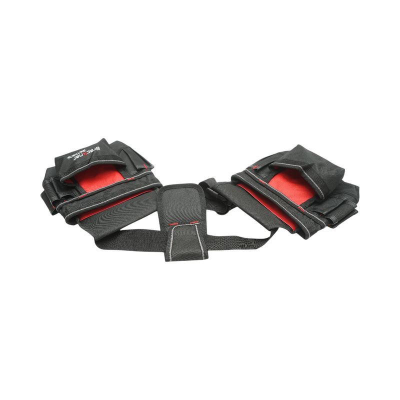 Cintura portautensili doppia multifunzione con tasche multiple, in tessuto Breckner Germany