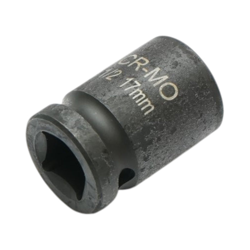 Bussola a impatto bi-esagonale da 17 mm, lunghezza 38 mm, attacco quadro da 1/2", Cr-Mo Breckner Germany