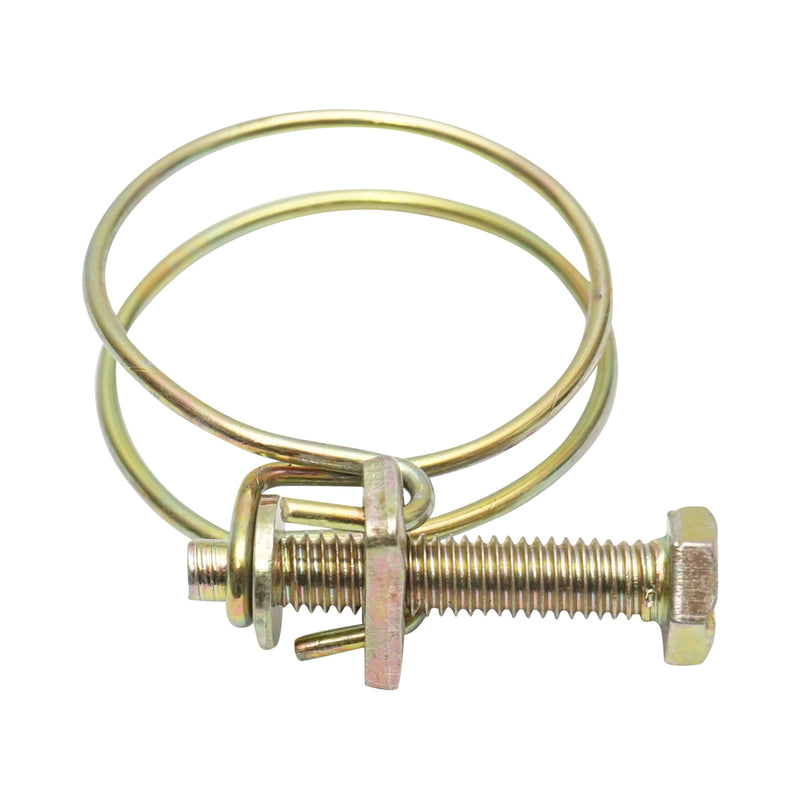 Fascetta stringitubo in filo metallico da 31-36 mm con vite M6x40 mm Breckner Germany
