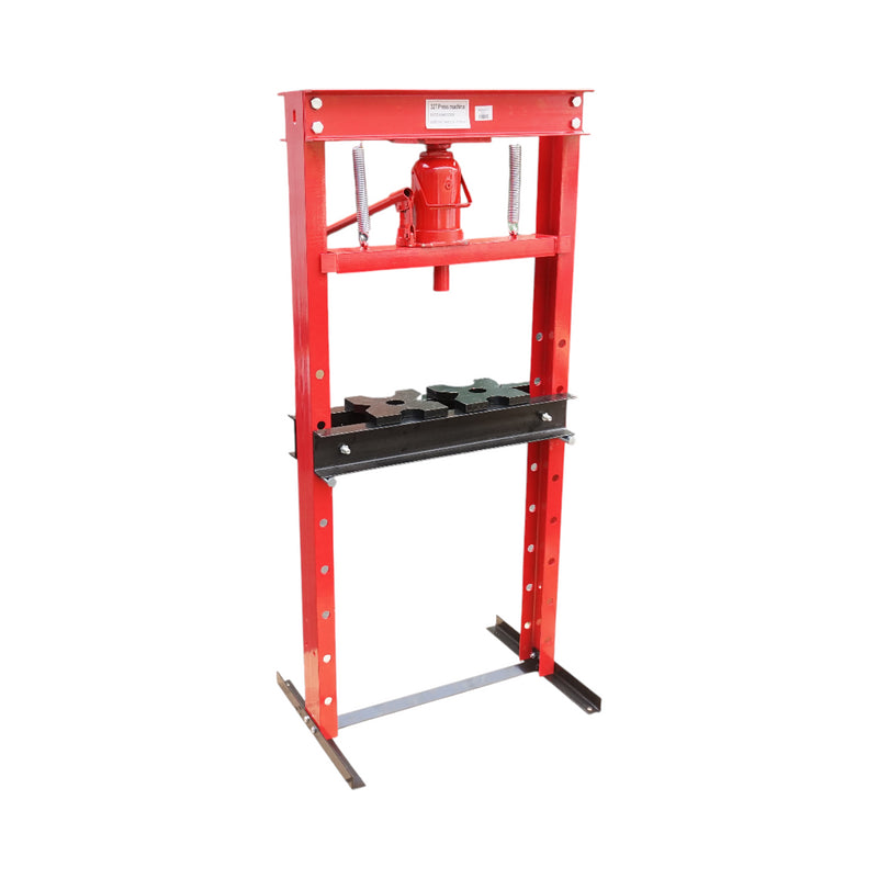 Pressa idraulica 32T, apertura regolabile 50-1050mm, corsa pistone 0-140mm