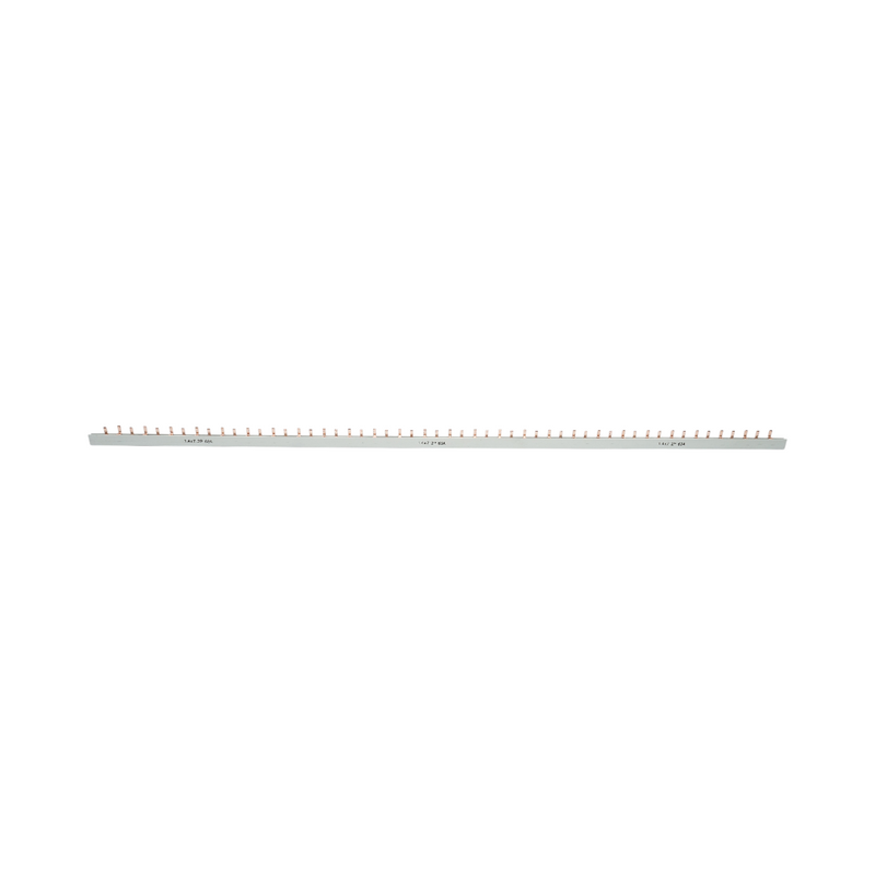 Pettine di collegamento (busbar) monofase 1 m, 2P, 63 A, 56 moduli, per l’alimentazione di interruttori automatici Longroad