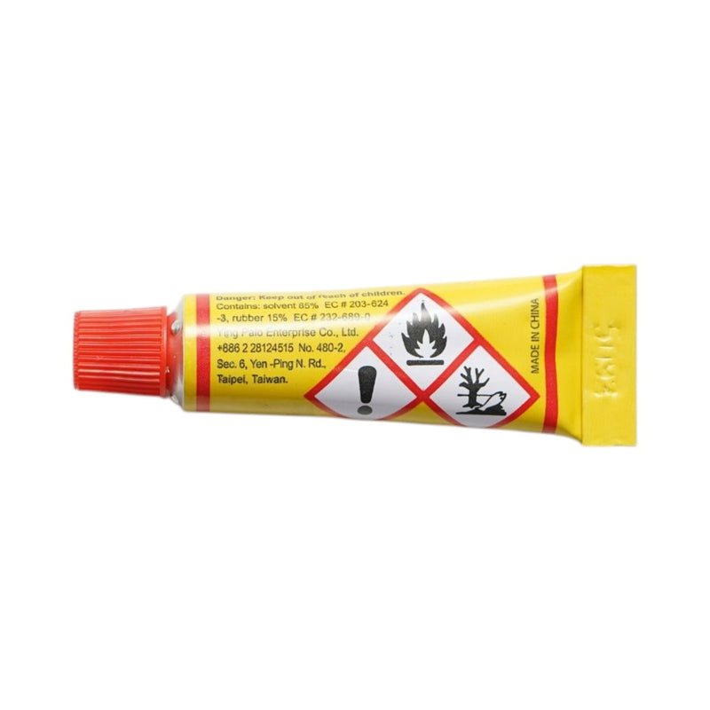 Tubetto di adesivo per vulcanizzazione a freddo, per la riparazione di pneumatici e camere d'aria, 5 ml