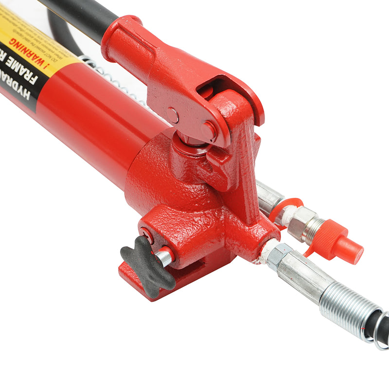 Pressa idraulica manuale per lavori di lattoneria, carico massimo 10 tonnellate