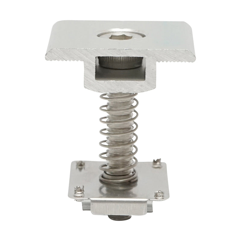 Morsetto intermedio regolabile (30–40 mm) per il fissaggio di pannelli solari fotovoltaici (Sistema A), 20 mm Breckner Germany