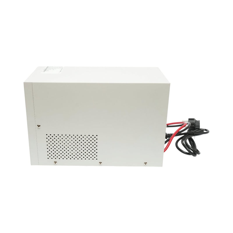 UPS/Inverter da 1500W/2000VA per impianti di riscaldamento, onda sinusoidale pura (24V/230V), 1 presa Schuko, display LCD, AVR Breckner Germany