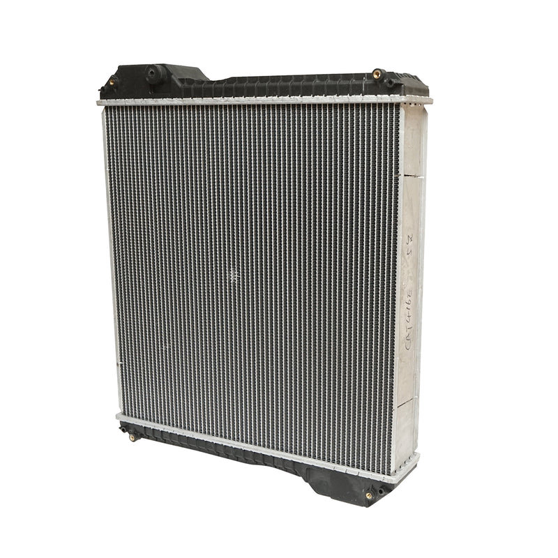 Radiatore di raffreddamento dell'acqua per terna Caterpillar 428E, dimensioni 775 × 640 × 115 mm, codici OEM 2105948 e 301-9672